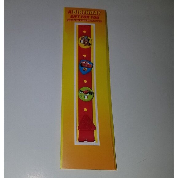 NEW Link Emz Disney Cars Wearable Band With Charms Rubber Bracelet Lightning - Picture 1 of 5